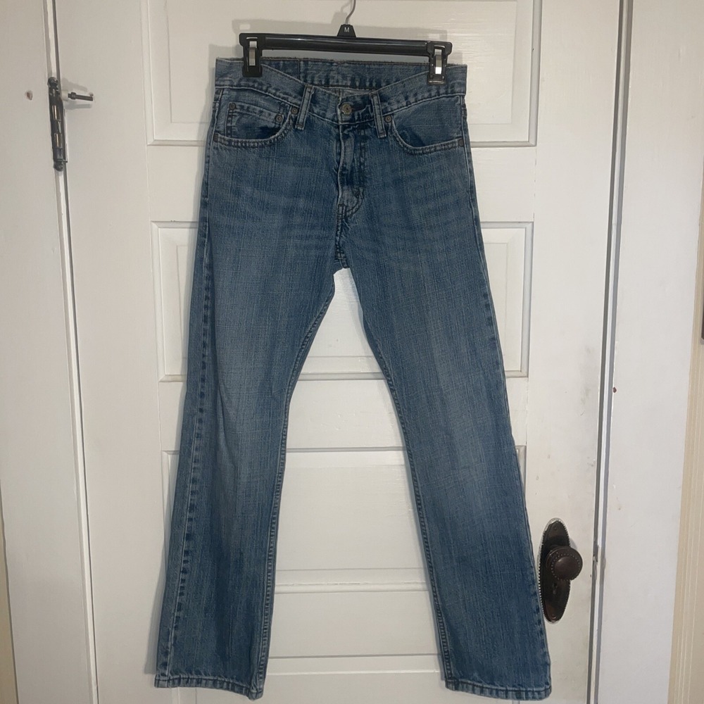 Levi Strauss 514 Wide Leg True‎ Denim Non-stretch Medium Wash 28 Waist 30 Length